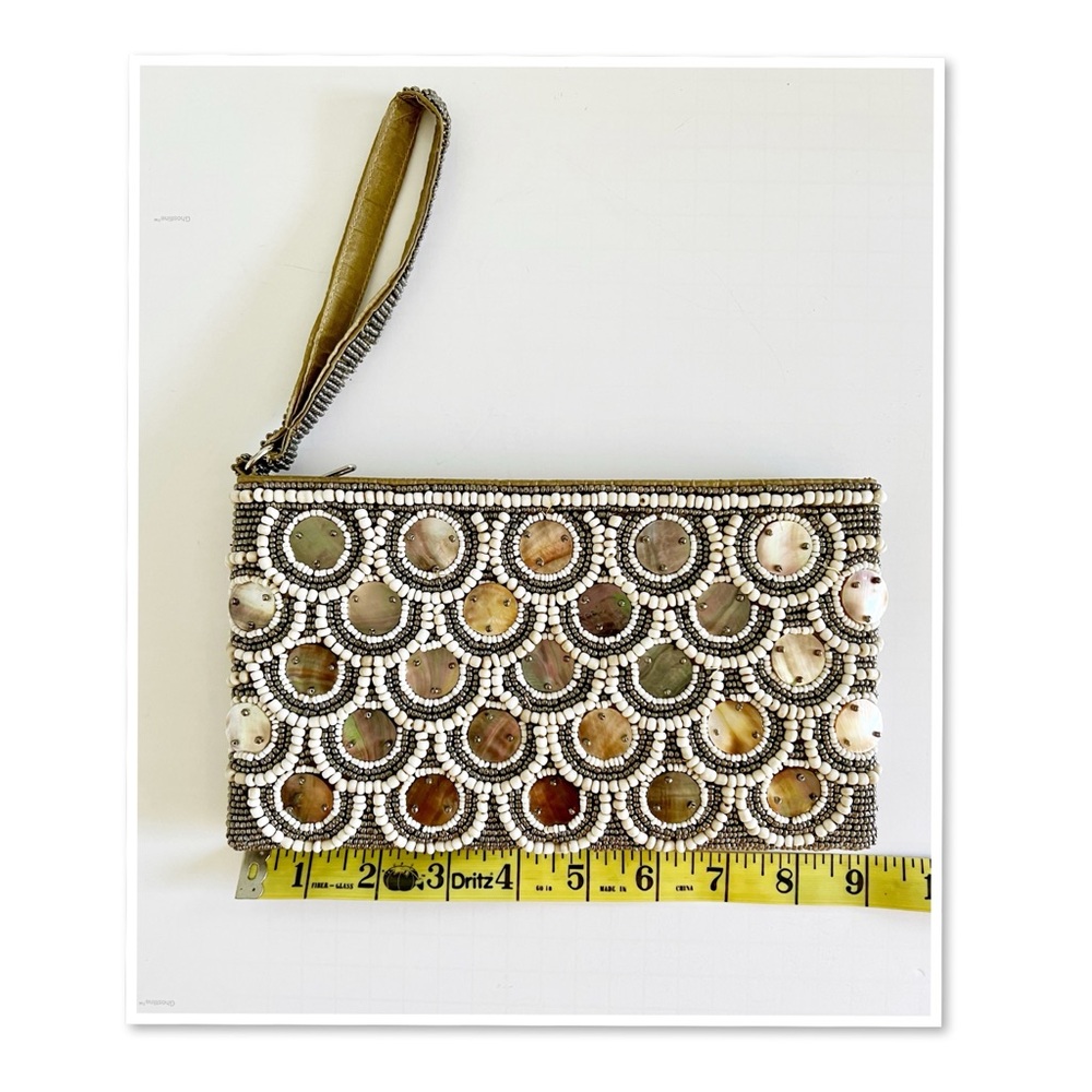 Shell Beaded Clutch - Picture 9 of 13